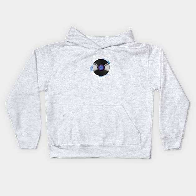 Disco de vinilo con manchas Kids Hoodie by magenta-dream